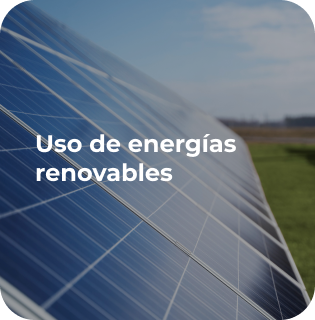 Uso de energías renovables